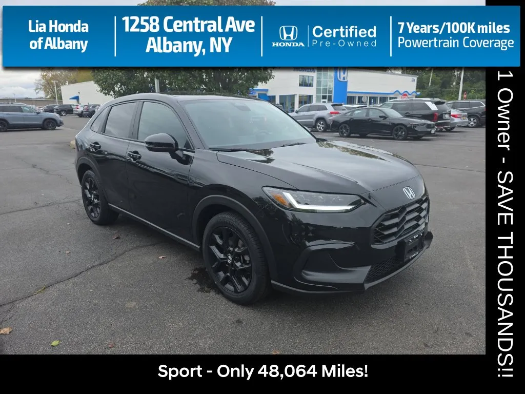 Black 2024 Honda HR-V Sport for sale in Albany, NY
