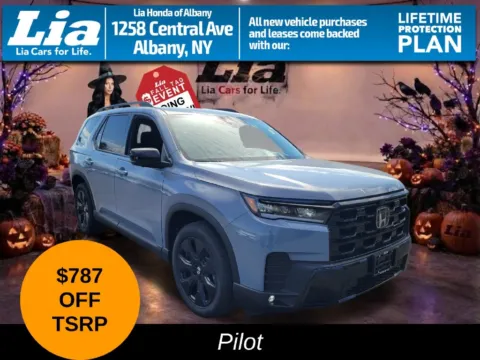 Gray 2026 Honda Pilot Black Edition for sale in Albany, NY