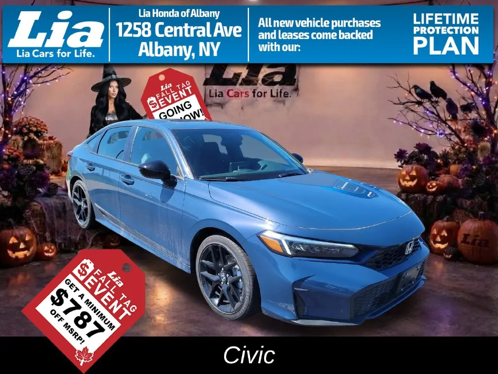 Blue 2026 Honda Civic Hybrid Sport for sale in Albany, NY