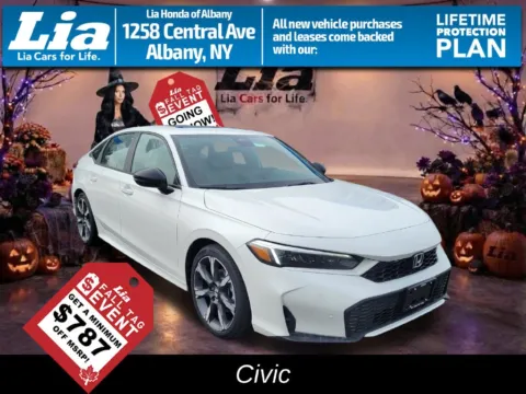 White 2026 Honda Civic Hybrid Sport Touring for sale in Albany, NY