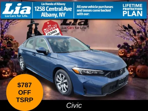 Blue 2026 Honda Civic LX for sale in Albany, NY