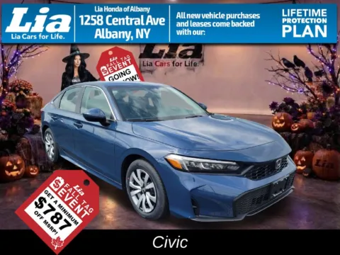 Blue 2026 Honda Civic LX for sale in Albany, NY