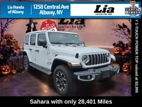 White 2024 Jeep Wrangler Sahara for sale in Albany, NY