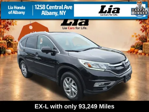 Black 2016 Honda CR-V EX-L for sale in Albany, NY
