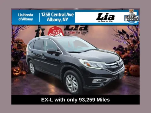 Black 2016 Honda CR-V EX-L for sale in Albany, NY