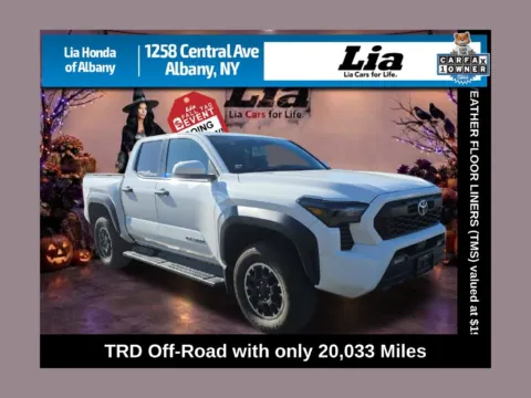 White 2025 Toyota Tacoma TRD Off-Road for sale in Albany, NY