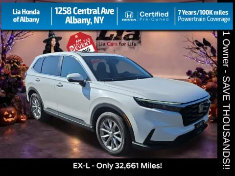 White 2024 Honda CR-V EX-L for sale in Albany, NY