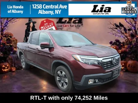 Red 2018 Honda Ridgeline RTL-T for sale in Albany, NY