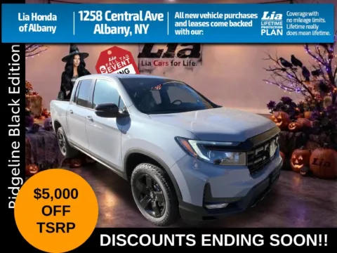 Gray 2026 Honda Ridgeline Black Edition for sale in Albany, NY