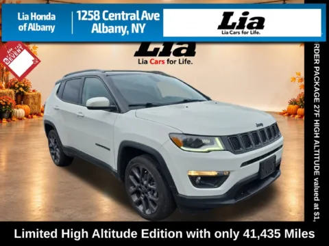 White 2019 Jeep Compass Limited for sale in Albany, NY