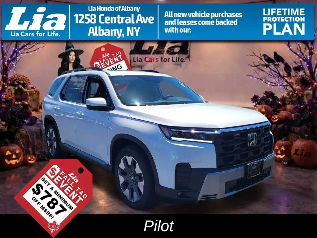 White 2026 Honda Pilot Touring for sale in Albany, NY