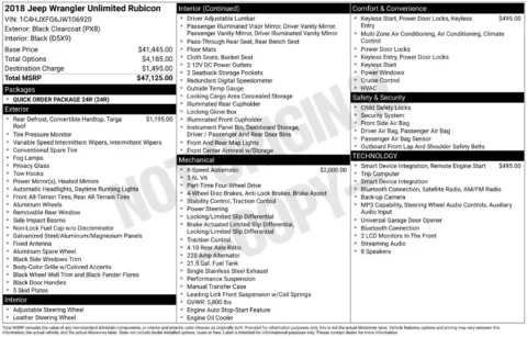 Another view of 2018 Jeep Wrangler Unlimited Rubicon for sale in Albany, NY at Lia Honda Albany
