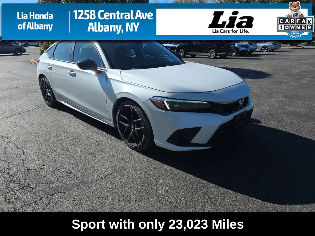 White 2024 Honda Civic Sport for sale in Albany, NY