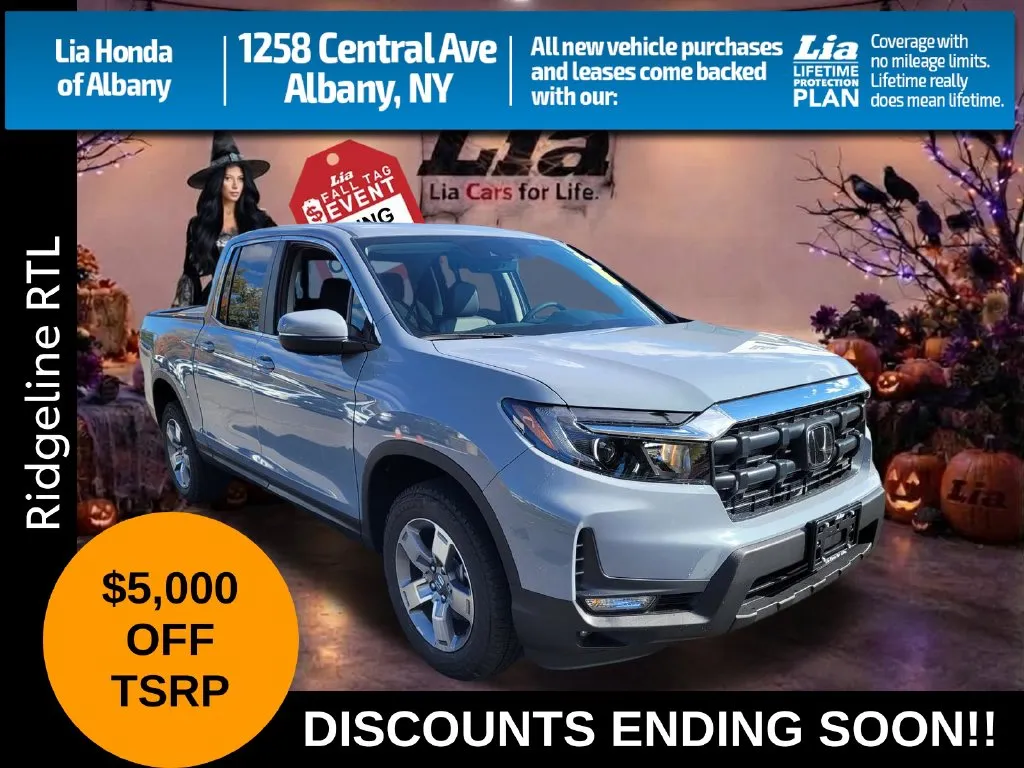 Gray 2026 Honda Ridgeline RTL for sale in Albany, NY