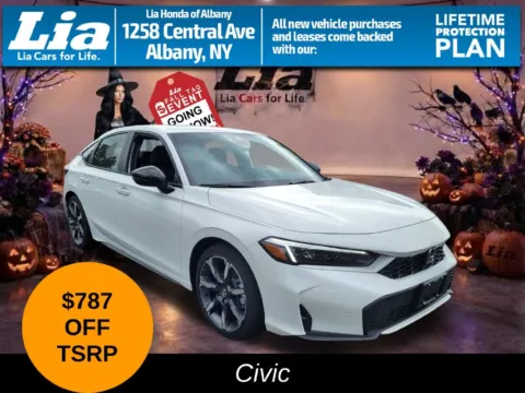 White 2026 Honda Civic Hybrid Sport Touring for sale in Albany, NY