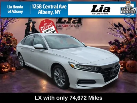 White 2018 Honda Accord LX for sale in Albany, NY