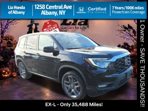 Black 2023 Honda Passport EX-L for sale in Albany, NY