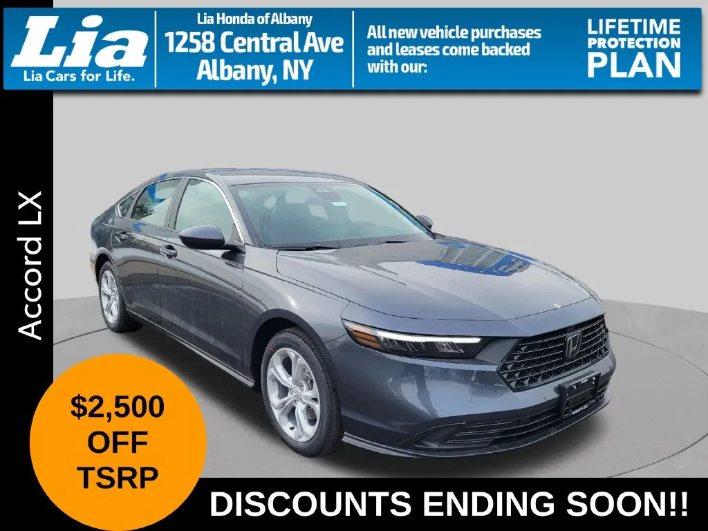 Gray 2026 Honda Accord LX for sale in Albany, NY