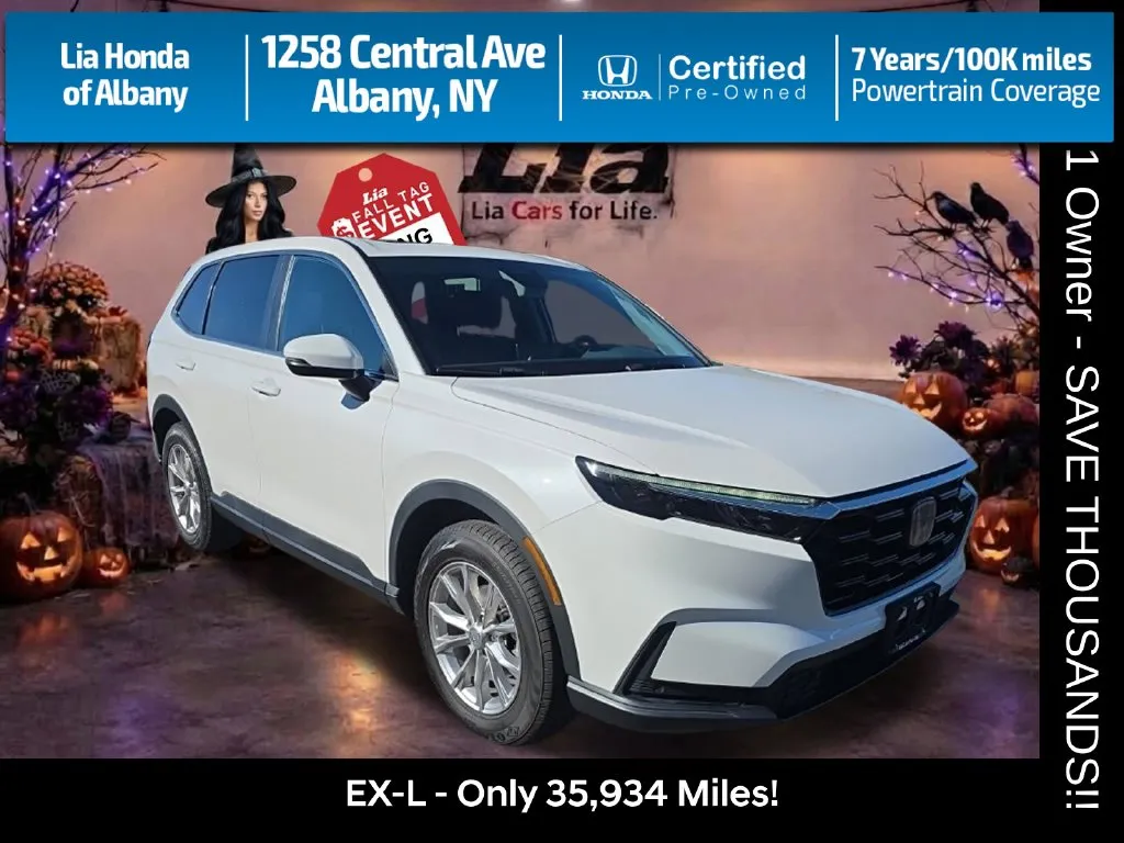 White 2024 Honda CR-V EX-L for sale in Albany, NY