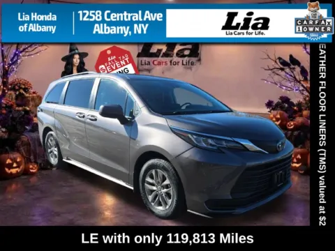 Gray 2022 Toyota Sienna LE for sale in Albany, NY