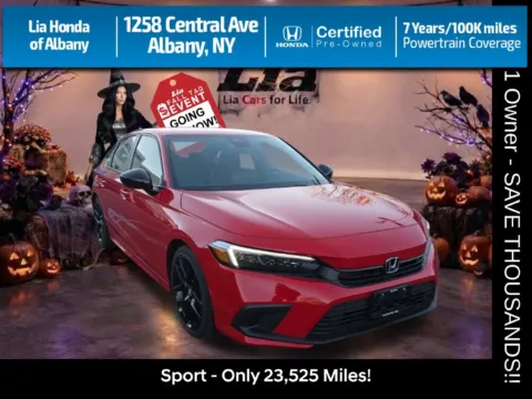 Red 2024 Honda Civic Sport for sale in Albany, NY