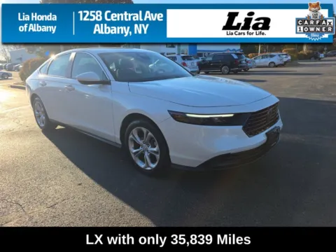 White 2023 Honda Accord LX for sale in Albany, NY