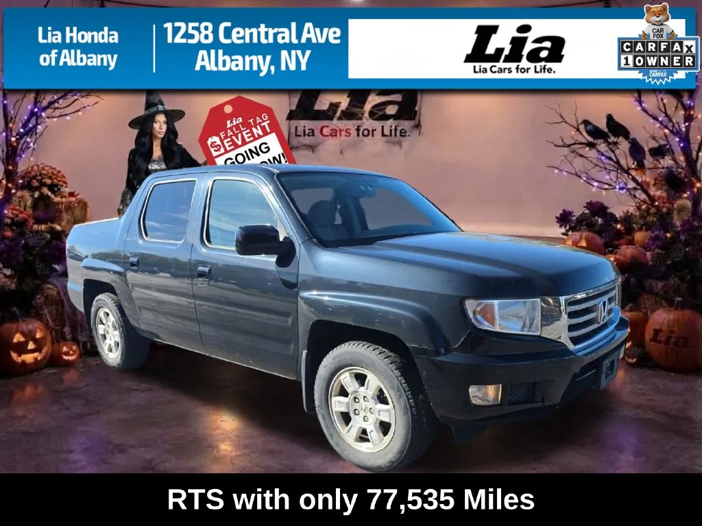 Black 2013 Honda Ridgeline RTS for sale in Albany, NY