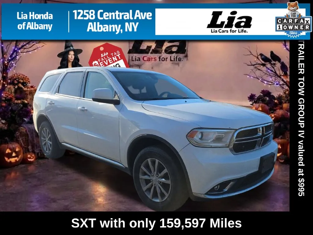 White 2018 Dodge Durango SXT for sale in Albany, NY
