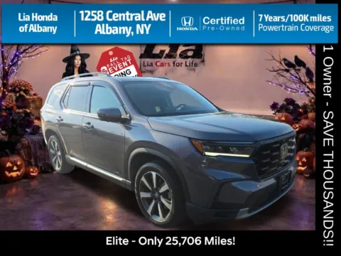 Gray 2025 Honda Pilot Elite for sale in Albany, NY