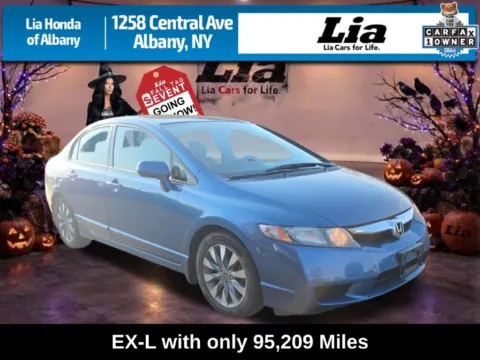 Blue 2010 Honda Civic EX-L for sale in Albany, NY