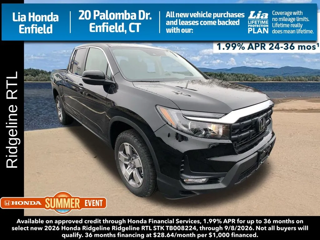 Unknown 2026 Honda Ridgeline RTL for sale in Enfield, CT