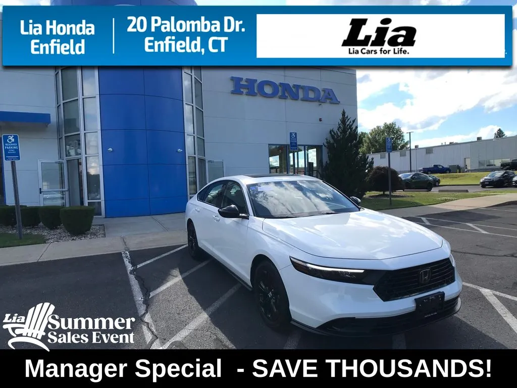 White 2025 Honda Accord SE for sale in Enfield, CT