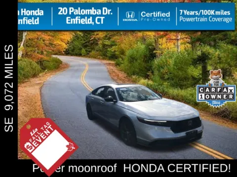 Silver 2025 Honda Accord SE for sale in Enfield, CT