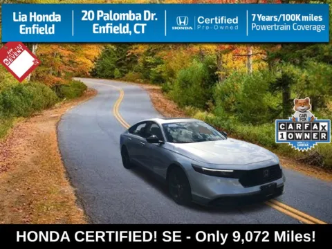 Silver 2025 Honda Accord SE for sale in Enfield, CT