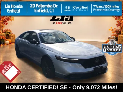 Silver 2025 Honda Accord SE for sale in Enfield, CT