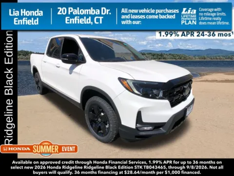 Unknown 2026 Honda Ridgeline Black Edition for sale in Enfield, CT