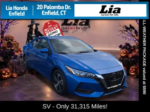 Blue 2023 Nissan Sentra SV for sale in Enfield, CT