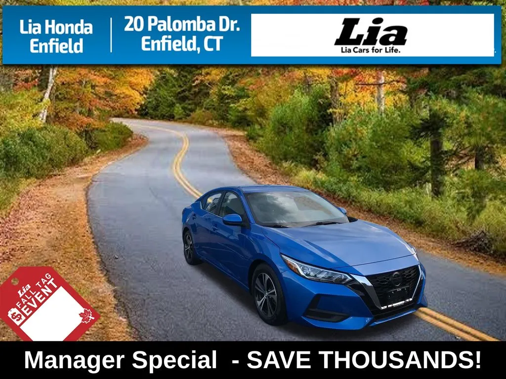 Blue 2023 Nissan Sentra SV for sale in Enfield, CT