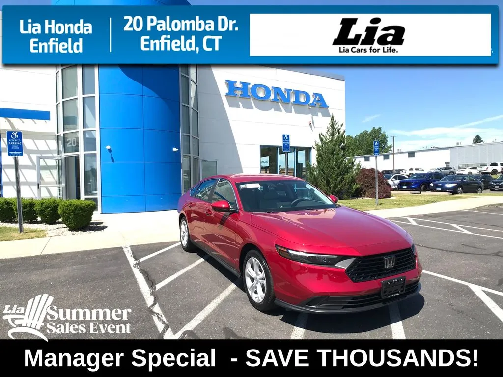 Red 2025 Honda Accord LX for sale in Enfield, CT