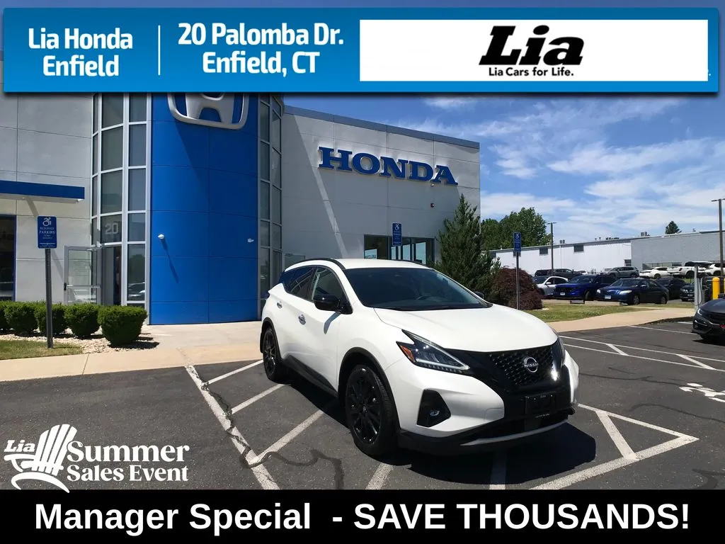 White 2024 Nissan Murano SV for sale in Enfield, CT