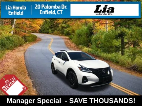 White 2024 Nissan Murano SV for sale in Enfield, CT
