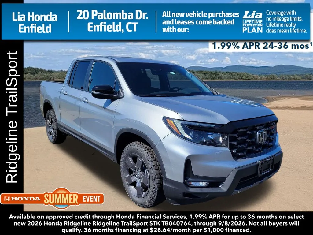 Unknown 2026 Honda Ridgeline TrailSport for sale in Enfield, CT