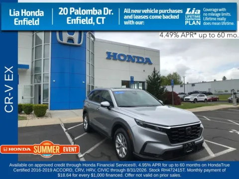 Silver 2024 Honda CR-V EX for sale in Enfield, CT