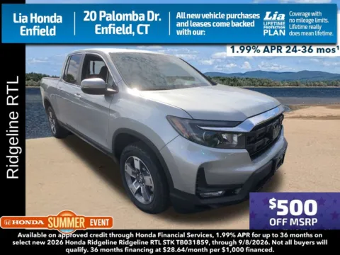 Unknown 2026 Honda Ridgeline RTL for sale in Enfield, CT
