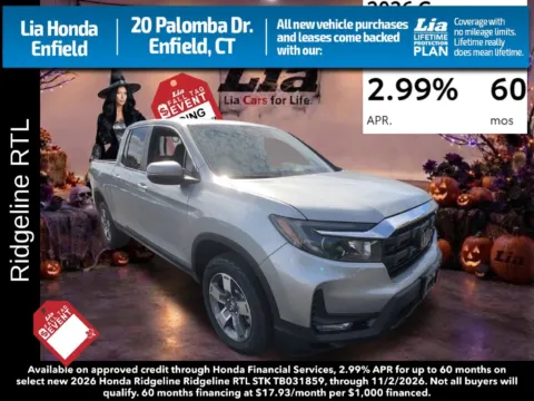 Unknown 2026 Honda Ridgeline RTL for sale in Enfield, CT