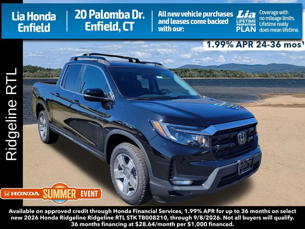 Unknown 2026 Honda Ridgeline RTL for sale in Enfield, CT