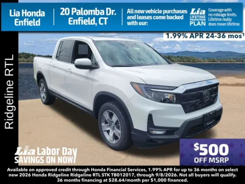 Unknown 2026 Honda Ridgeline RTL for sale in Enfield, CT