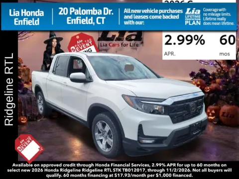 Unknown 2026 Honda Ridgeline RTL for sale in Enfield, CT