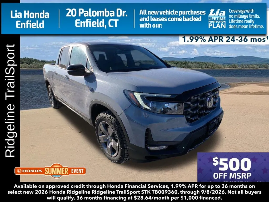 2026 Honda Ridgeline TrailSport for sale in Enfield, CT