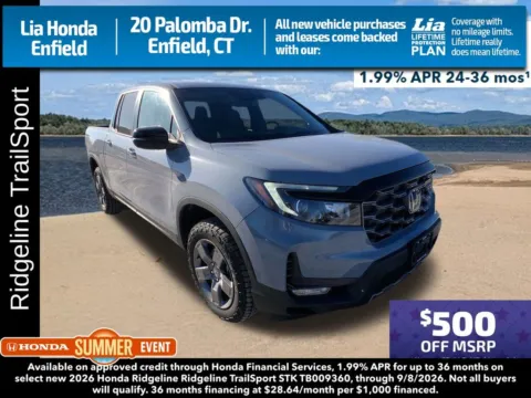 Unknown 2026 Honda Ridgeline TrailSport for sale in Enfield, CT